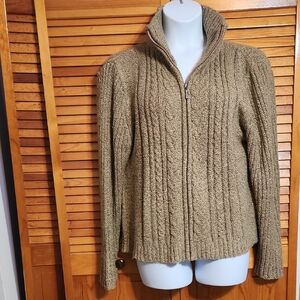 Carolyn Taylor Olive Cowl Neck Sweater